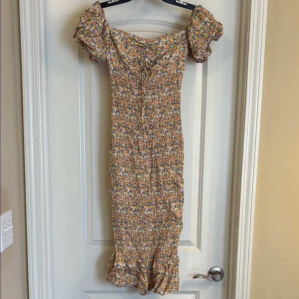 Petal & Pup Multicolor Floral Midi Dress